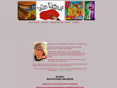 galleri-klatten.dk snapshot