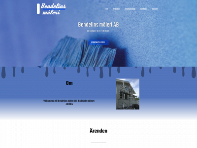 bendelinsmaleri.se snapshot