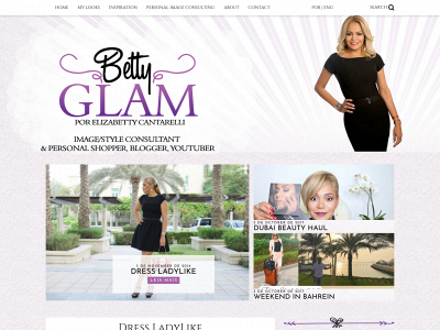 bettyglam.com snapshot