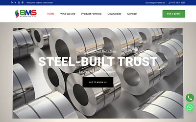 bmsteel.ae snapshot