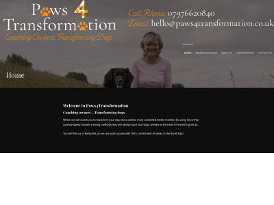 paws4transformation.co.uk snapshot