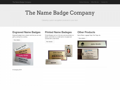thenamebadgecompany.com snapshot