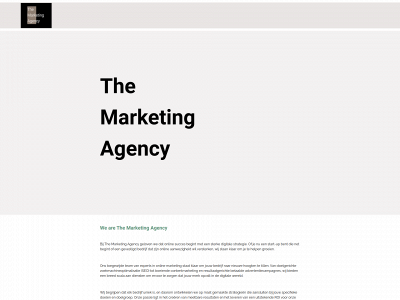 themarketingagency.nl snapshot