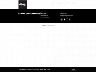 musikkekspertene.no snapshot