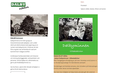 dalbyminnen.nu snapshot