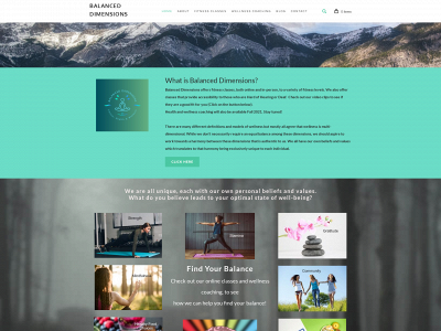 www.balanceddimensions.com snapshot