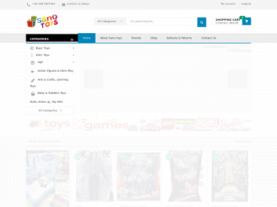 sanotoys.com snapshot