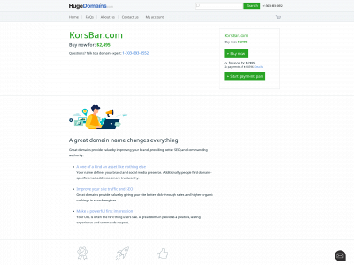 korsbar.com snapshot