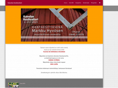 kaivolankesateatteri.fi snapshot