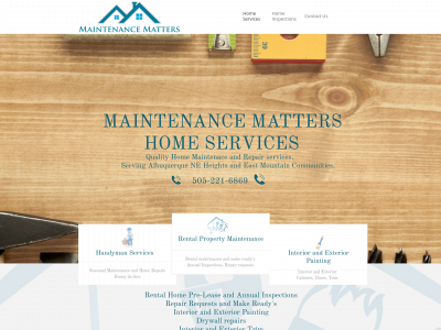 maintenancemattersnm.org snapshot