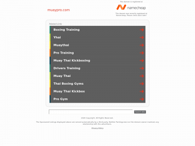 muaypro.com snapshot