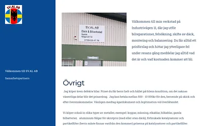 sval-ab.se snapshot