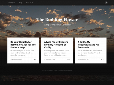 thebuddingflower.org snapshot