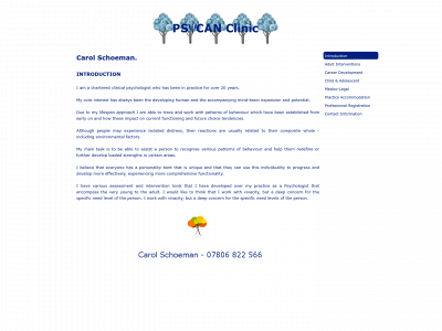 psycan.co.uk snapshot