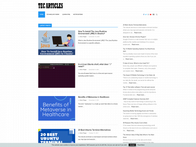 tecarticles.com snapshot