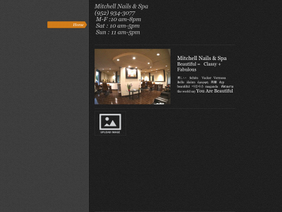 mitchellnailspa.com snapshot