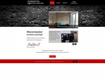 murermesterkarstenlund.dk snapshot