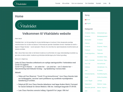 vitalraadet.dk snapshot