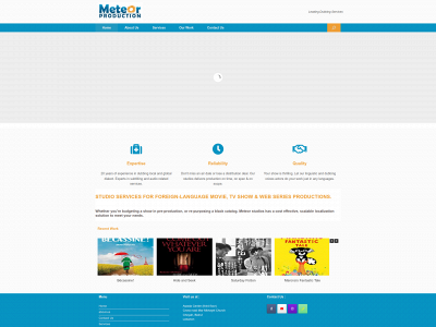 meteor4production.com snapshot