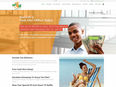 taxes4us.com snapshot