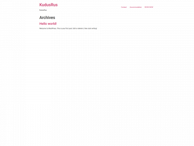 kudusrus.co.za snapshot