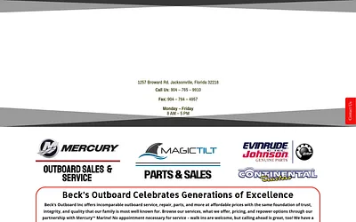 becksoutboardinc.com snapshot
