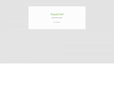 royalchef.dk snapshot