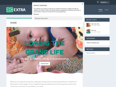 lovingthegrandlife.com snapshot