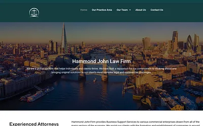 hammondjohnlawfirm.com snapshot