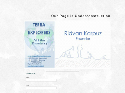 terraexplorers.com snapshot