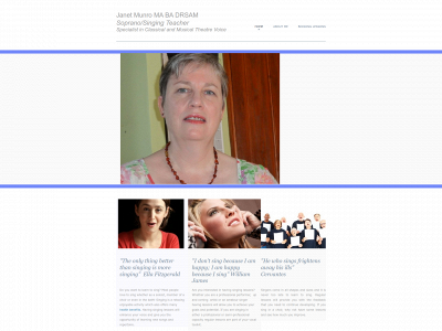 janetmunro.co.uk snapshot