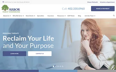 arborfamilycounseling.com snapshot