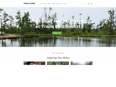 trailsendresortandmarina.com snapshot