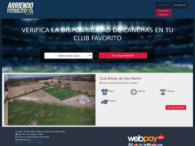 arriendofutbolito.cl snapshot