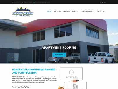 roofingdesigns.com snapshot