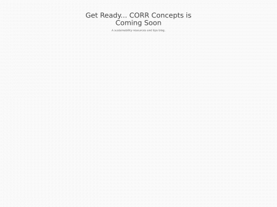 corrconcepts.com snapshot
