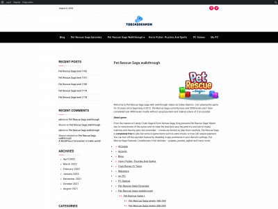 tobiasdeamon.net snapshot