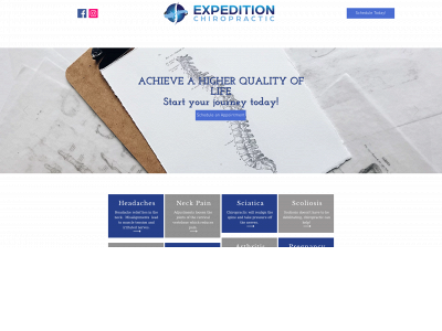 www.expeditionchiropractic.com snapshot