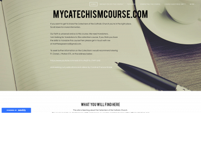 mycatechismcourse.weebly.com snapshot