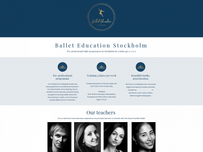 balleteducationsthlm.se snapshot
