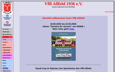 vfb-allfeld.de snapshot