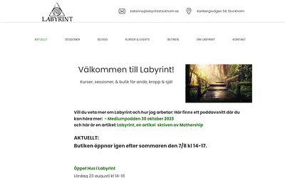 labyrintstockholm.se snapshot