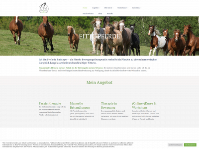 faszientherapiepferd.de snapshot