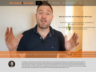 thereasonandtheroad.com snapshot