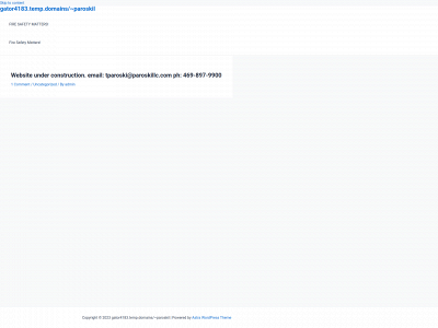 paroskillc.com snapshot