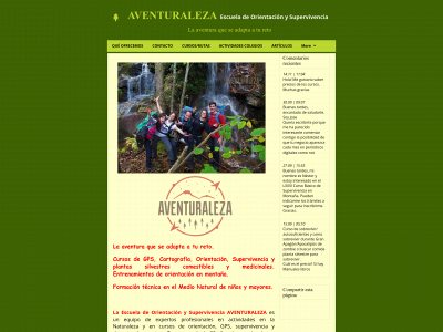 aventuraleza.es snapshot