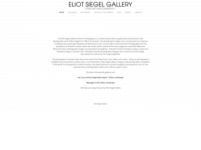 eliotsiegelgallery.com snapshot