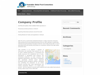 agfcgroup.com snapshot