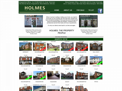 wolverhamptonholmes.com snapshot
