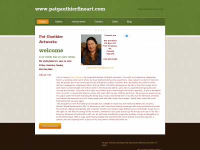 www.patgauthierfineart.com snapshot